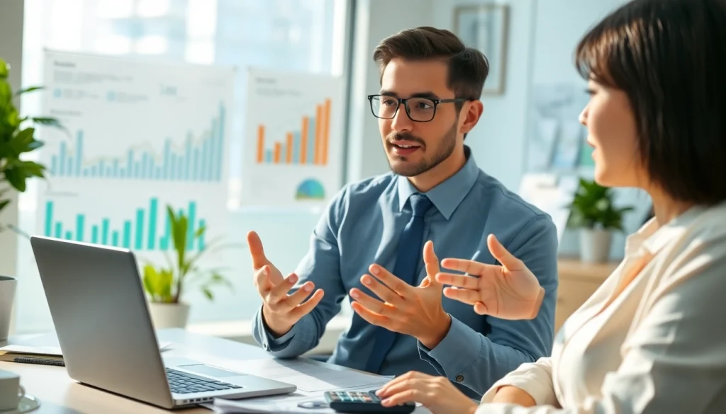 카드깡에 대한 위험을 설명하는 재무 상담사의 모습