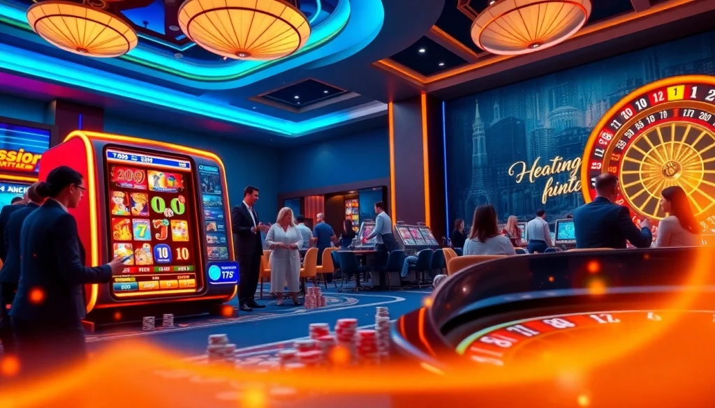 TV88 offers a thrilling gambling experience with a vibrant casino atmosphere.