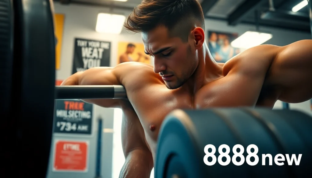 Elevate your fitness journey with 888new in an inspiring gym setting.
