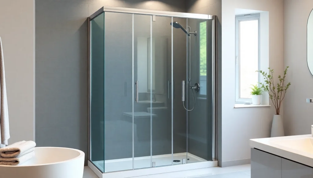 Installer une paroi de douche 150x200 avec un design moderne et élégant dans votre salle de bains.