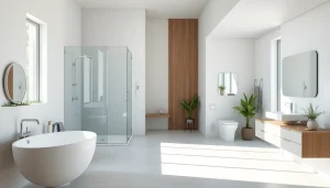 Erleben Sie die hochwertigen Badprodukte von sonni sanitär GmbH in einem modernen Badezimmerdesign.