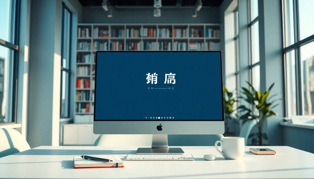 Workspace featuring advanced AI translation technology with the 有道翻译 interface on a computer screen.