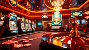 Experience the excitement of uu88 with vibrant casino games and dynamic betting options in a luxurious setting.