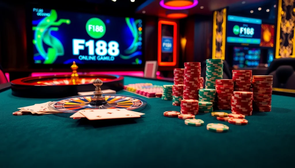 Experience thrilling gaming action at https://f168.ing/ with vibrant casino elements.