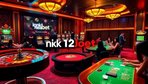 Experience the thrill of online gambling with ink vao 12bet as players engage in exciting bets at a luxurious casino.