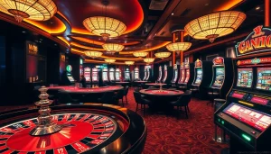 Experience the thrill of betting action at W88 link in an elegant casino setting.