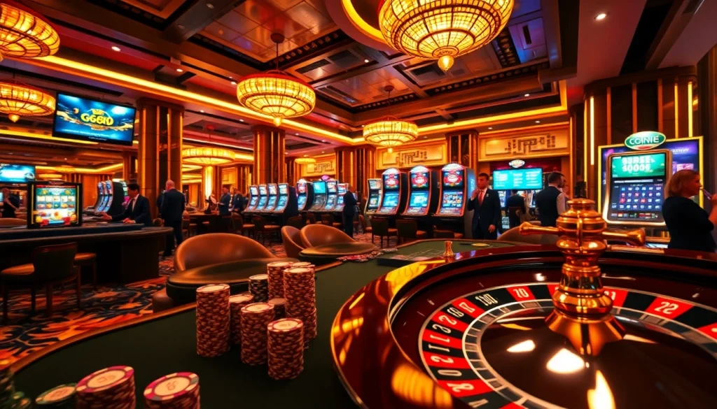 GG88 online casino scene with a stylish poker table and winning slot machine.