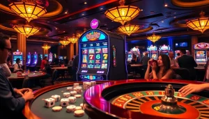 Experience the thrill of slot88 with vibrant casino visuals and engaging gameplay elements.