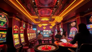 Experience thrilling online gambling action at https://gg88.biz/ with vibrant games, poker chips, and exciting winning moments.