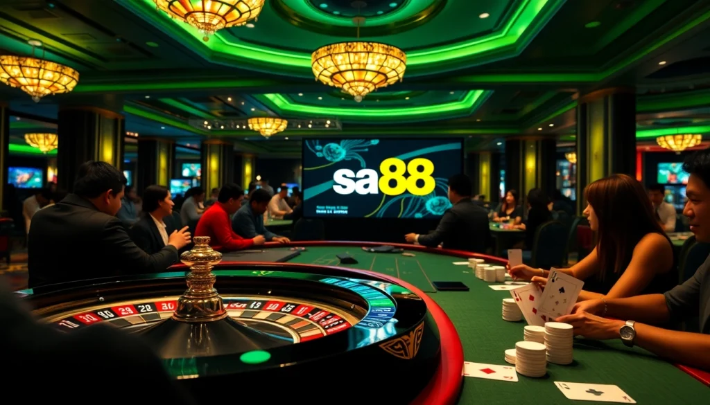 Experience the thrill of online betting at sa88 with premium casino gaming.