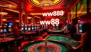 Experience thrilling gameplay at ww88 casino with vibrant tables and players enjoying their bets.
