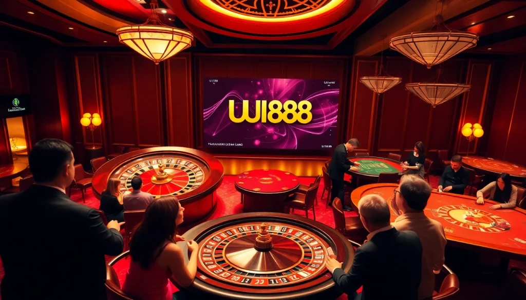 Experience the excitement of UU88 with sophisticated casino gaming and vibrant poker action.