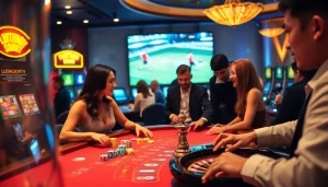Experience thrilling moments on luongsontv with dynamic online gambling visuals featuring casino excitement.