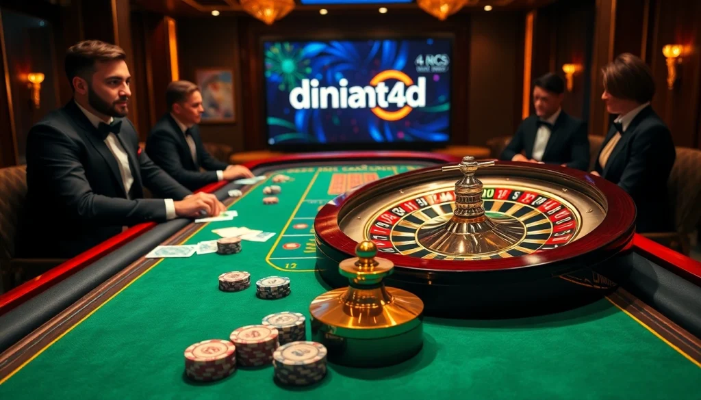 Experience the thrill of dinamit4d with luxurious casino elements and high-stakes gameplay.