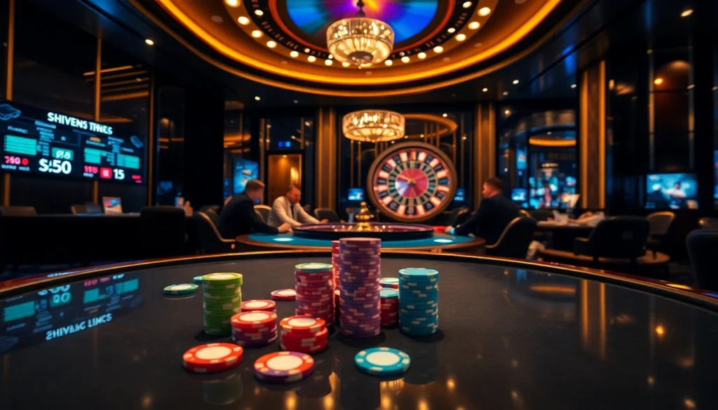 Experience thrilling gaming action at s8 nhà cái with vibrant casino ambiance.