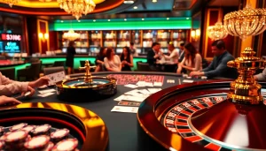 Enthusiastic players engaging in exciting games at b52club's immersive casino atmosphere.