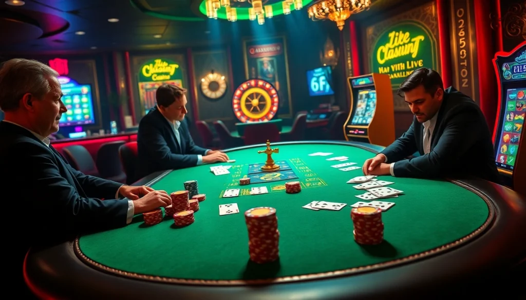 Experience the thrill of 6FF with luxurious poker gameplay and vibrant casino ambiance.