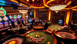 Experience the excitement of a vibrant 89 bet casino with professional tables and thrilling games.