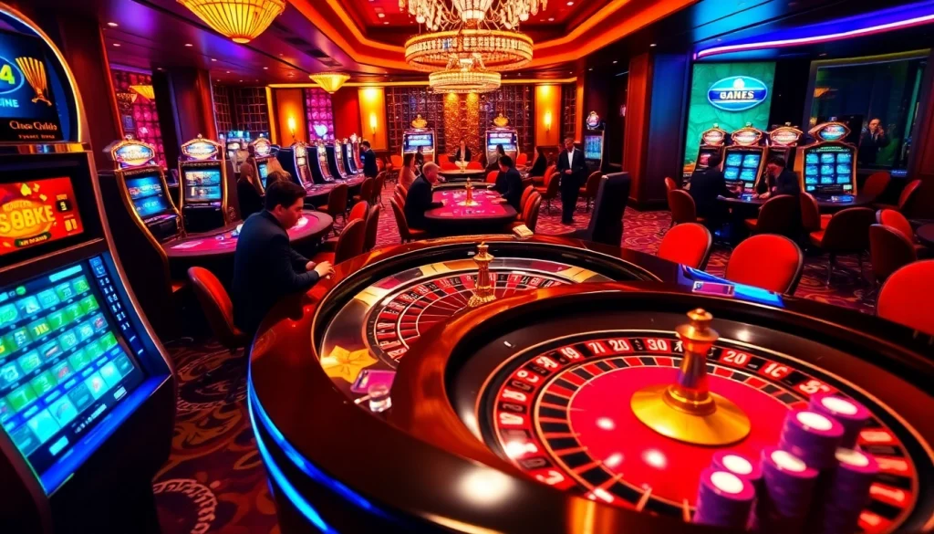 Trải nghiệm sự hứng khởi của 24kclub với các trò casino hấp dẫn và bàn poker sôi động.
