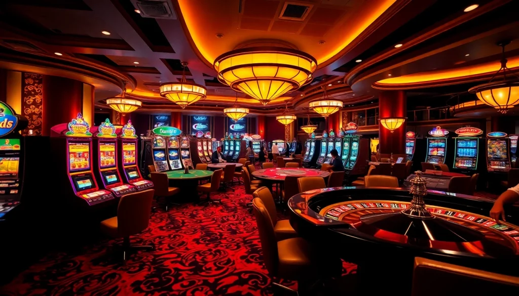 Experience excitement with engaging games at https://j88com.today/ in a luxurious casino setting.