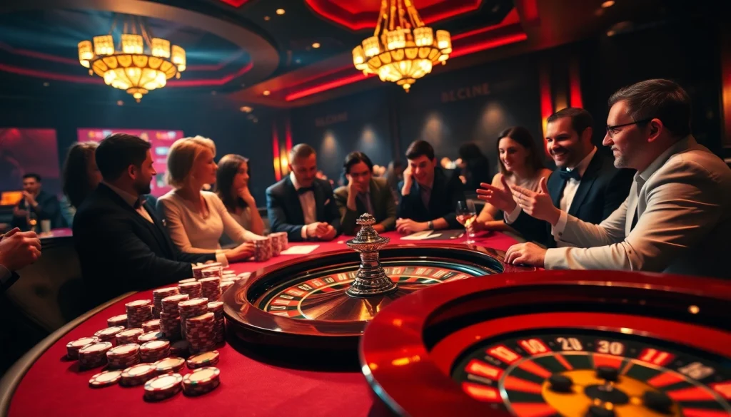 Register your bets at an exciting casino table with vibrant poker chips and elegant gameplay.
