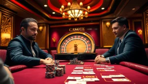 Trải nghiệm trò chơi đầy hồi hộp với ứng dụng CG79 tại bàn poker sang trọng của casino.