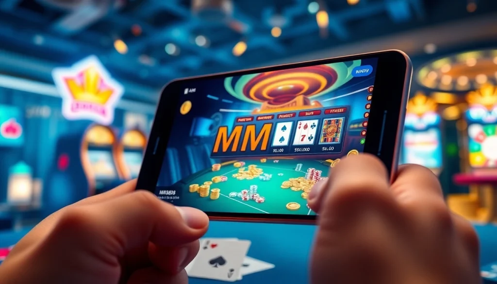 Exciting online gaming experience on MM88 platform with vibrant casino elements.