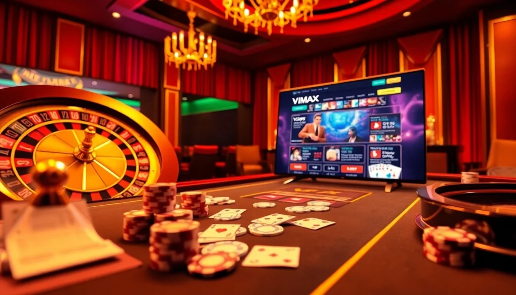 Experience the excitement of online gambling at https://vmax-link.com/ with luxurious casino visuals.