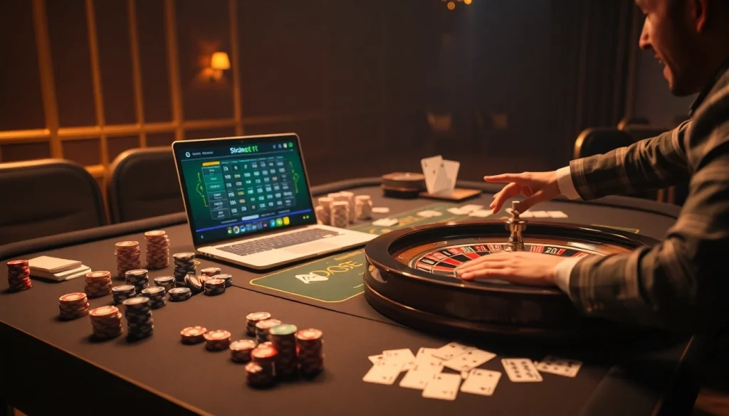 Sbobet offers an exciting online gambling experience with vibrant casino visuals and betting action.