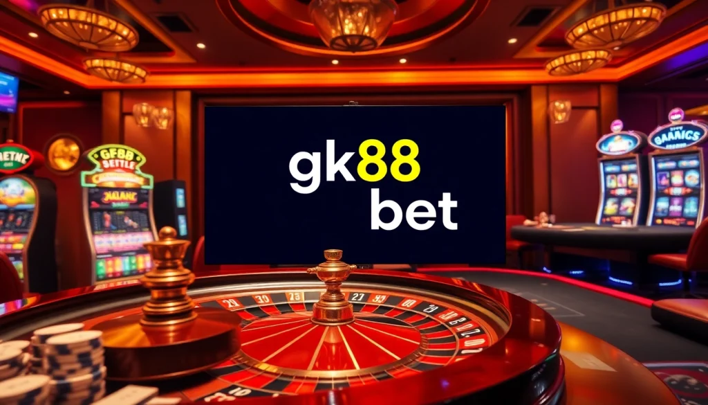 Join the excitement at gk88 bet with thrilling casino action and vibrant gaming visuals.