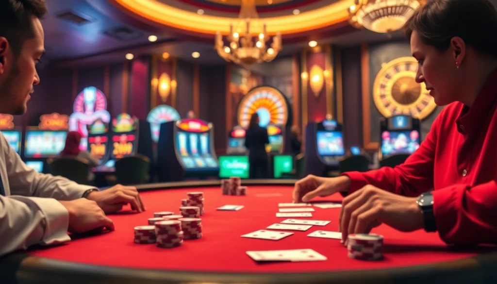 Experience high-stakes poker at KJC's premier gaming tables, showcasing excitement and strategy at https://kjc.money/.