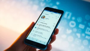 Explore the innovative features of the instapro apk on a smartphone interface.