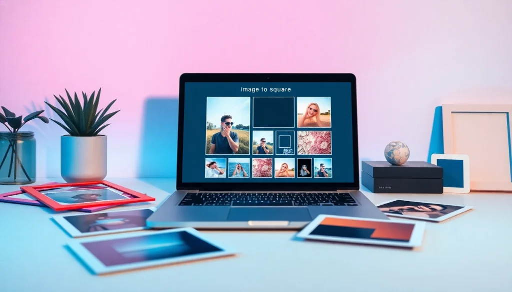 Transform your images to square format with this innovative online tool.
