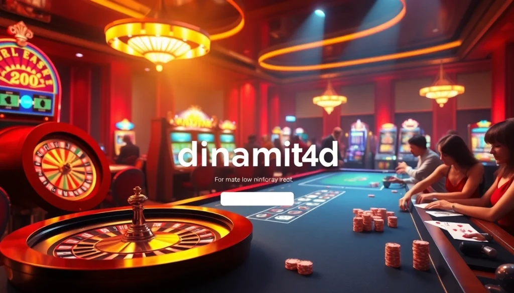 Experience the excitement of online gaming with dinamit4d, featuring vibrant tables and thrilling gameplay.