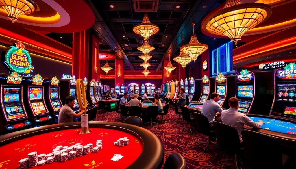 Engage with thrilling games at https://luck882.co.com/ featuring vibrant casino tables and colorful slot machines.