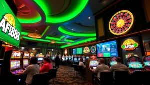 Experience thrilling gameplay at AF88 with players winning big at casino tables.