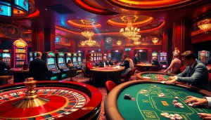 Experience the excitement of gambling at mm88.com with vibrant casino visuals and engaging gameplay.