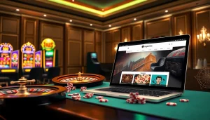 Rasakan sensasi judi online di aurendezvousdesamis.com dengan mesin slot yang berwarna-warni dan chip poker.