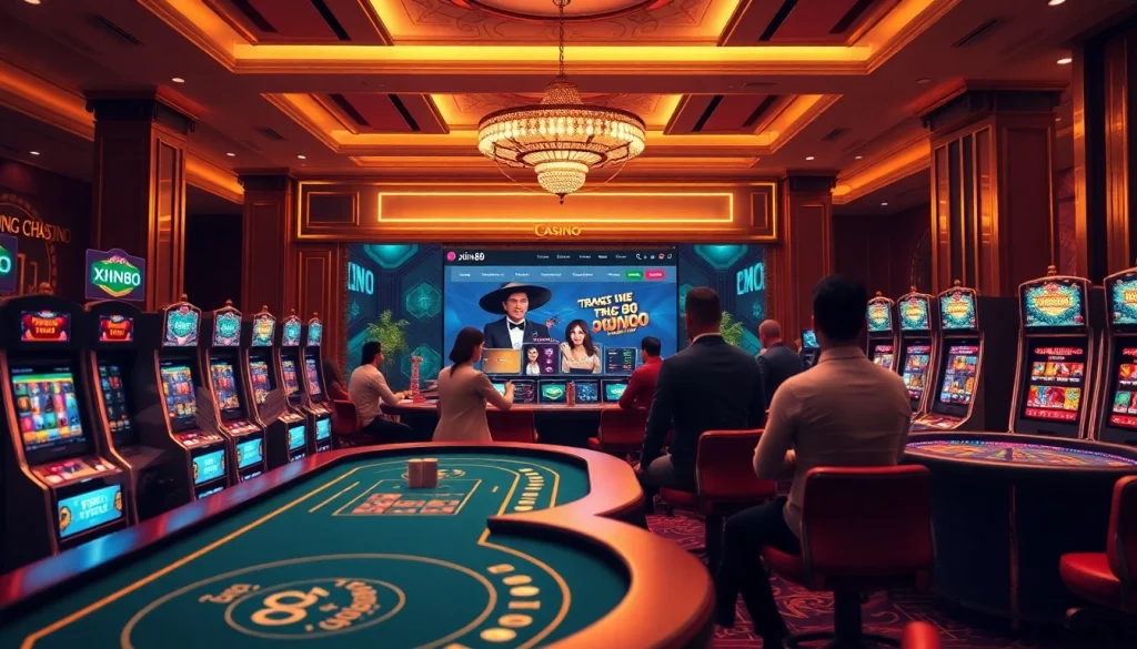 Experience the excitement of Trang chủ xin88 with vibrant online casino action and luxurious gaming elements.